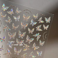 Miniatyrbild 6 av 11: Shell Light Fjärils Nagelstickers Japanska Fjärilsvingar Romantiska Fjärils Nagelstickers 1st style 2 1pcs