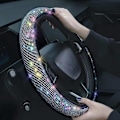 Miniatyrbild 9 av 11: Shering Bling Strass Ratt Skydd med Kristallglitter^ A0A5 C6I8 Color diamond 37-39cm