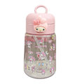 Miniatyrbild 1 av 11: 400ml Sugrör Vattenkopp Cinnamoroll Kuromi Melody Sugrör Utomhus Portabel Vattenflaska Kopp Spelare C1v2 pink rabbit 400ml