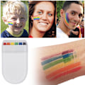 Miniatyrbild 7 av 11: Regnbågsflagga Ansiktsfärg Kroppsfärg Ansiktsfärg LGBT Pride Flagga Frihet P3T8