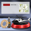 Miniatyrbild 1 av 11: Soldriven Helikopter Luftfräschare Bil Flygplan Doftspridare Ornament♤ Red Gardenia one size