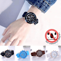 Miniatyrbild 3 av 11: Färgad Jelly Quartz Silikonklocka Damklocka Present Jelly Armbandsur Student Dam F1W9 Brown One size