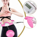 Miniatyrbild 5 av 11: Smart Avtagbar Hu-la Hoop 2-i-1 Justerbar PP Material Hu-La Pink 1pc