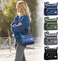 Miniatyrbild 10 av 11: 2025 Ny herrväska Stor Kapacitet Casual Business Herr Multi Enkellager K9B5 Gray One size