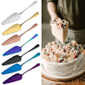 Miniatyrbild 4 av 11: Tårtspade Pizzaspatel Tårtkniv Skovel Skärare Rostfritt Stål Dessert T0N9 silver one-size