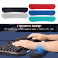 Miniatyrbild 10 av 11: Tangentbords handledsstöd Mus Handledsstöd För Kontor Skrivning Lätt C6G4 light blue one-size