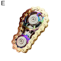 Miniatyrbild 1 av 11: Kugghjul Svänghjul Fingertopp Gyro Kedjor Fidget Spinner Met golden-color 1pcs