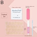 Miniatyrbild 8 av 11: Nagelkonstverktygssats Nagelgelélim DIY-set Filremsa för nybörjare Lot M4 setA 4pcs