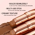 Miniatyrbild 4 av 11: O.TWO.O Bronzer Stick Krämig Silkeslen Textur Naturligt Långvarig HD Formande Kontur Stick Ansiktsmakeup 04 TRUFFLE one-size 