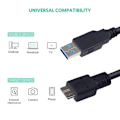 Miniatyrbild 9 av 11: USB 3.0 MICROB-KABEL Strömladdare + Data SYNC-Kabel För =`~ Galaxy Cord W2F X7F1