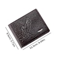 Miniatyrbild 2 av 10: Herrplånbok Mode Retro Kort Plånbok Högkvalitativ Kort Pu-Korthållare Läder Herr Casual Q1q2 Black onesize