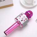 Miniatyrbillede 1 af 7: Trådløs Bluetooth Mikrofon til Børn, Bærbar Karaoke Sangmaskine, Legetøj/Gaver til Drenge og Piger, Højttaler til Smartphones og Computere rose red