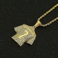 Miniatyrbild 3 av 5: Jersey Halsband för Män, Hip Hop Ronaldo Nr 7 Jersey Halsband Nummer 7 Fotbollströja Hängsmycke Halsband Män