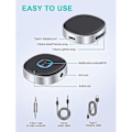 Miniatyrbillede 2 af 5: Bluetooth Modtager 5.0 Mini Aux Bluetooth Billader Til Musikstreaming 12 Timer Spilletid
