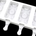 Rund Mönster Glassform Non Stick Silikon