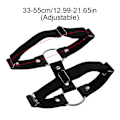 Miniatyrbilde 2 av 5: 1 Par Elastisk 2-Raders Lærbensele Garterbelte Punk Gothic Lårring Garter
