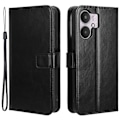 Miniatyrbillede 1 af 2: Xiaomi Redmi 13C 5G/Poco M6 Wallet Case med Magnet... Sort Svart black