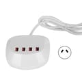 Intelligent 4-portars 20W USB reseadapter, CJY