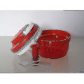 Pikkukuva 4 / 5: Tupperware Chef Turbo-Chef punainen D158 sipulit silppuri Speedy Boy sipulisilppuri 27357