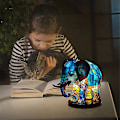 Miniatyrbilde 5 av 5: Elefant Dyrelampe Fargerik Resinlampe Kompatibel med Tiffany Lampe Bordlampe -ES Unicorn