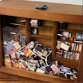 Miniatyrbild 1 av 3: Bokhylla för ångest Skaka din ångest, Bokhylledekoration, Bokälskares julklappsdekoration, Miniaty