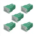 Grön 40A honbladssäkring för fordonsbruk (5-pack) Green