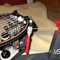 Miniatyrbillede 4 af 5: Stringningsklemme med bredt hoved, 3 fjedre, startklemme til tennisracket Red