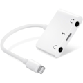 Miniatyrbillede 1 af 5: CASA Lightning Hovedtelefon til 3,5 mm Lydadapter, 3-i-1 Ekstra Lydadapter