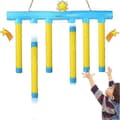 2025 Reflex Challenge Game - Hand-Eye Coordination & Reaction Training Toy, Adjustable Speed Drop Stick & Hand Speed Challenge Yellow