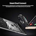 Pikkukuva 5 / 5: 1 kpl f600 langaton Bluetooth-yhteensopiva handsfree-korvakoukku kuuloke urheilu business-kuulokemikrofoni JIKAIX Green