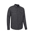 Pikkukuva 3 / 4: Mountain Warehouse Trace Flanellipaita Pitkähihainen Miehet XXL Tummanharmaa Dark Grey XXL