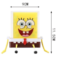 Miniatyrbilde 2 av 5: Søt svampestativ med 1 stk SpongeBob kjøkkensvamp, kjøkkenrengjøringssvamp, vaskestativ