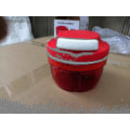 Pikkukuva 2 / 5: Tupperware Chef Turbo-Chef punainen D158 sipulit silppuri Speedy Boy sipulisilppuri 27357