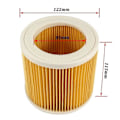 Miniatyrbillede 3 af 5: hepa filter vaskbare støvsugerposer til karcher wd3 mv3 wd3200 se4001