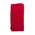 Women's Solid Color Knitted Leg Warmers Winter Warm Boot Covers Crochet Long Socks Red
