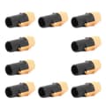10 st 3-stifts True Locking Connector Hane Kontakt Jack NAC3FX-W Gul