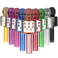 Miniatyrbillede 2 af 2: Trådløs Bluetooth Karaoke Håndholdt Mikrofon, Hjemme KTV Afspiller, Understøtter iOS Computer, Blå