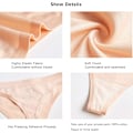 Miniatyrbilde 5 av 6: WJ Sømløse Stringtruser for Kvinner Usynlig Undertøy Sexy Blonde Silke 6-pakning farge til color to XS