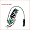 Miniatyrbilde 2 av 5: Elektrisk sparkesykkel display dashbord for elektrisk sparkesykkel 3 Bluetooth-kort LED panel reservedeler As Shown