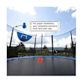 Miniatyrbild 2 av 5: Trampolin Basketbollkorg Med Mini Basketboll Lätt Att Installera Basketbollkorg Trampolin För Pauser (HY)