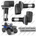 3 stk 6000K LED-pærer for ATV UTV frontlykter 150W 3600LM erstatningssett