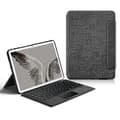 PU-skinnstativdeksel med bakgrunnsbelyst tastatur og multi-touch styreflate for Google Pixel Tablet