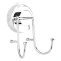 Kitchen Bathroom Stainless Steel ABS Strong Suction Cup Double Hanger Wall Hook Suction CupCJY