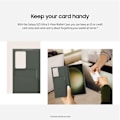 Miniatyrbillede 3 af 4: Wallet case til Galaxy S23 Ultra med kortslot, beskyttende skal, touchscreen, sort