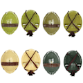 Pikkukuva 2 / 3: Poikien Teenage Mutant Ninja Turtles -juhlapuku, selkäkilpi-naamio C C
