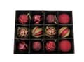 Julgranskulor 12-pack 6cm RödCJY R\u00f6d red
