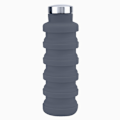 Miniatyrbillede 4 af 8: 500ML Bærbar Foldbar Sammenklappelig Udendørs Rejsekop Vandflaske Krus Kontor Hjem (Sort) 0.2