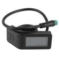 Ebike Display 24V/36V/48V KT LCD4 Mini Display Vattentäta Cykelkontrollkit för KT ControllerCJY black