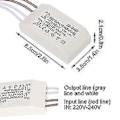Miniatyrbilde 2 av 5: 220v til AC 12v Elektronisk Transformator, 20-60w Spenningsomformer, Intelligent Strømforsyningsdriver for Lavspenningslampe