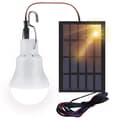 Solar LED Skurlys, 2 Pakk Bærbar USB Oppladbar Lykt med Solcellepanel, 110 Lumen Campinglys for Innendørs og Utendørs Camping 1 pack